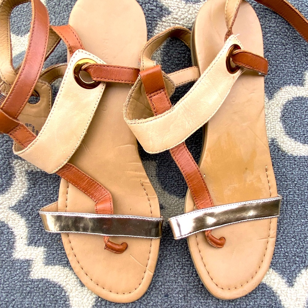 Cute Franco Sarto tan sandals